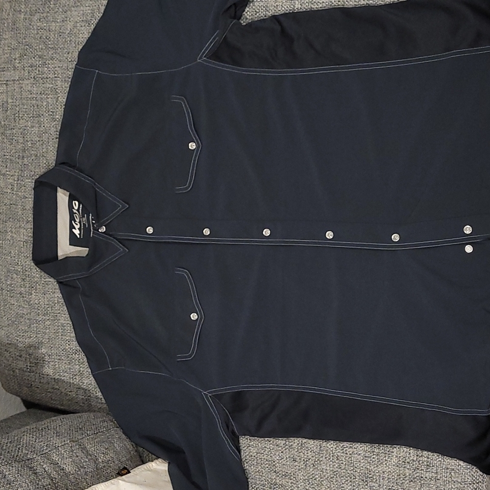 Mojo SportsWear Pearlsnap Fish Shirt